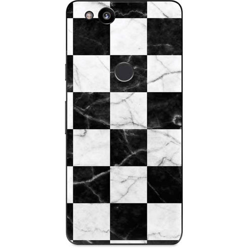 Checkered Marble Google Pixel 2 Skin